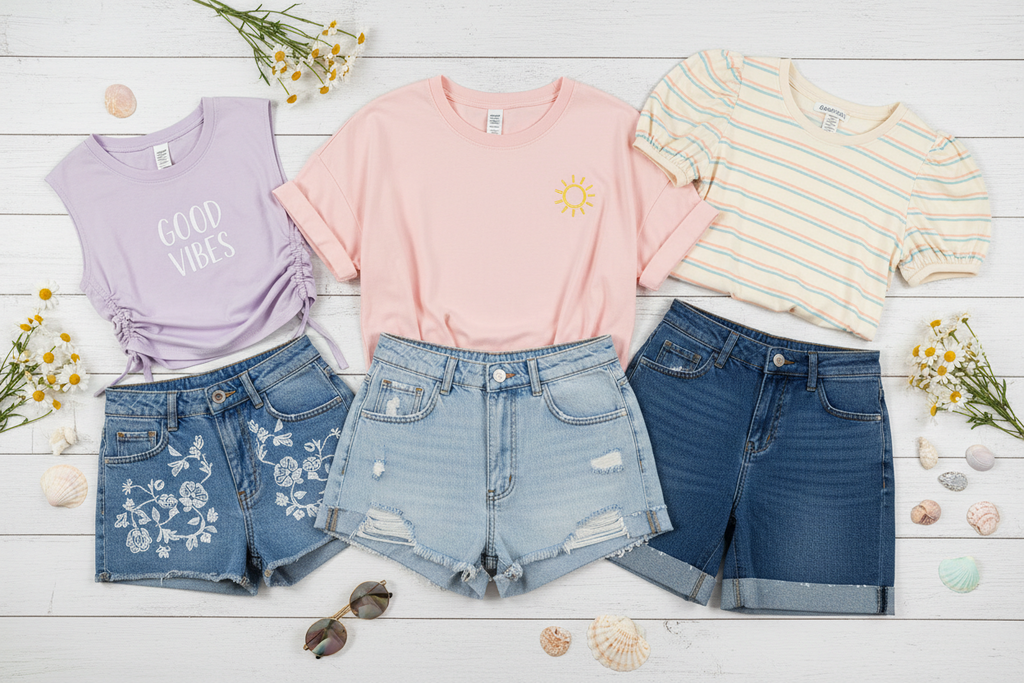 Women's playful summer outfits