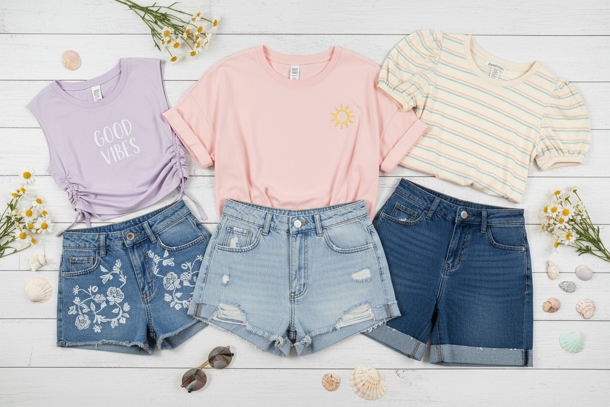 Women's playful summer outfits